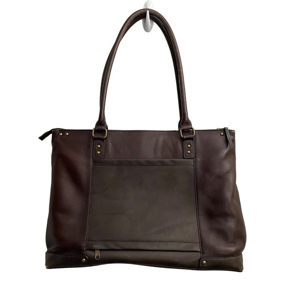 Solo Jay Leather Laptop Bag - Picture 5 of 12